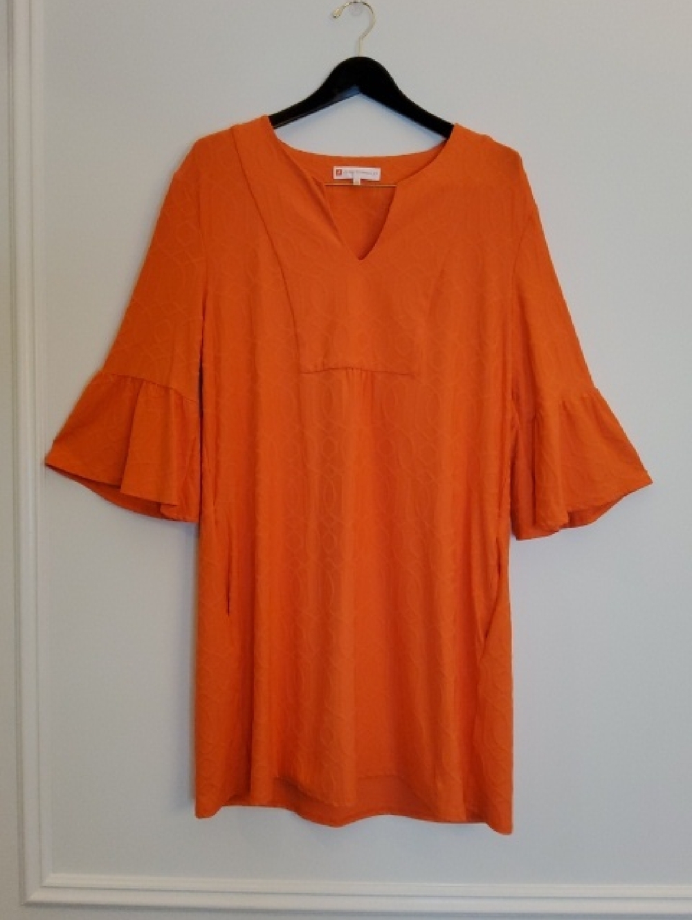 Jude Connally Kerry Dress Orange - Large